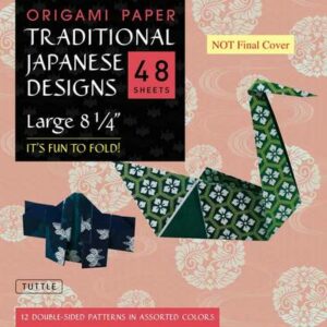 Origami Paper - Traditional Japanese Designs - Large 8 1/4"