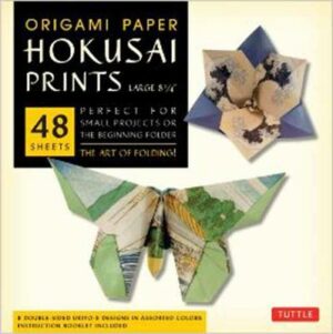 Origami Paper - Hokusai Prints - Large 8 1/4" - 48 Sheets