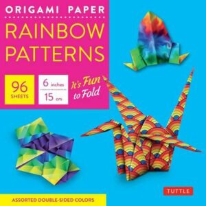 Origami Paper 100 Sheets Rainbow Patterns 6" (15 cm)