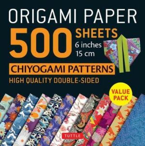 Origami Paper 500 sheets Chiyogami Designs 6 inch 15cm