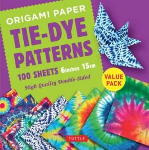 Origami Paper 100 sheets Tie-Dye Patterns 6 inch (15 cm)