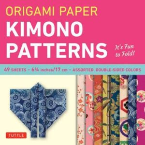 Origami Paper - Kimono Patterns - Small 6 3/4" - 48 Sheets