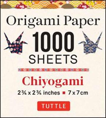 Origami Paper Chiyogami 1,000 sheets 2 3/4 in (7 cm)