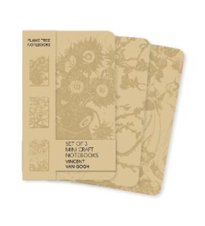 Vincent van Gogh Mini  3 Set  Craft Lined & Blank Notebooks